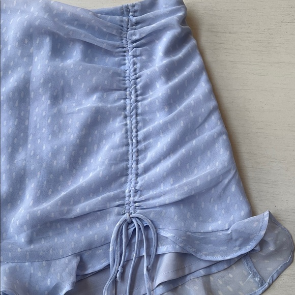 Rouched Ruffle Mini Skort - Picture 3 of 6